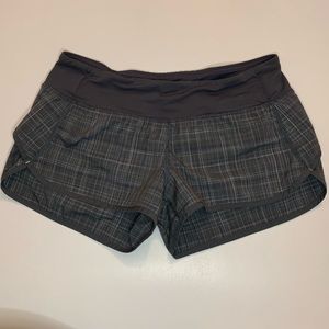 Lululemon grey shorts size 6